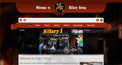 Desktop Screenshot of hillarygroup.com