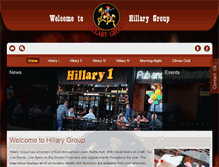Tablet Screenshot of hillarygroup.com